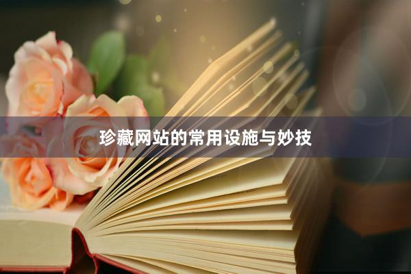 珍藏网站的常用设施与妙技